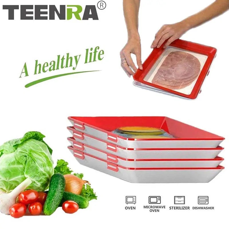 Stackable Food Preservation Tray